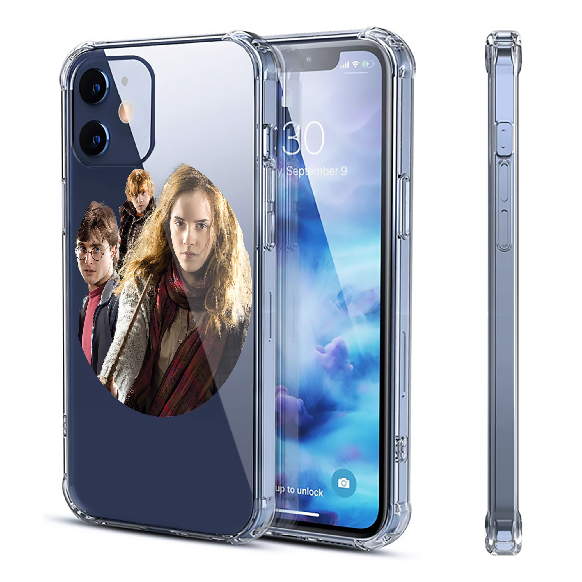 （画像用） Harry Potter ハリー・ポッターシリーズ 【iPhone 12シリーズ対応】透明スマホケース（クリアソフトケース）
